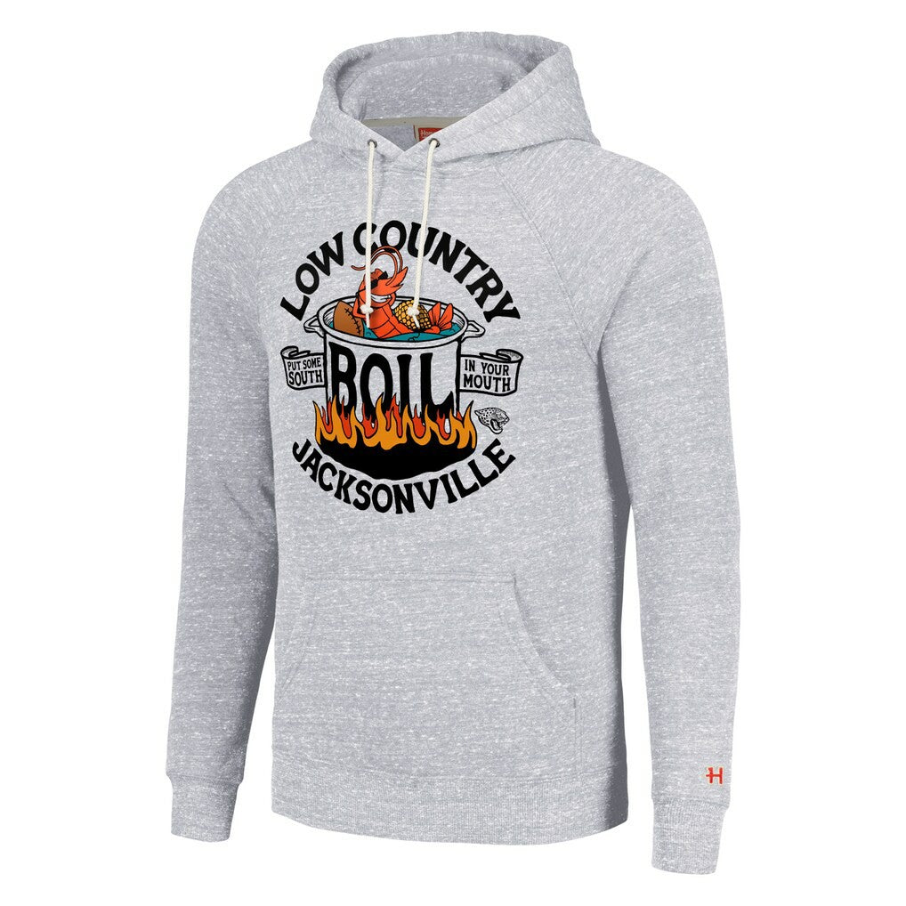 Jacksonville Jaguars Homage Unisex NFL x Guy Fieri’s Flavortown Tri-Blend Pullover Hoodie Ash | NFL