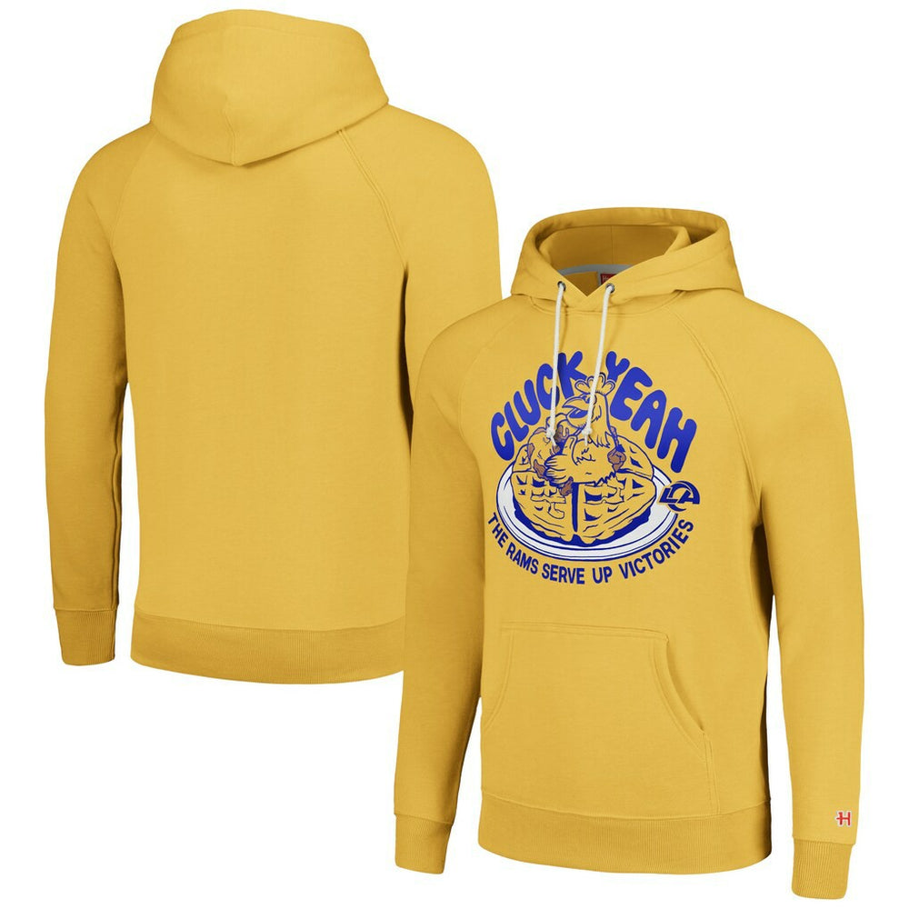 Los Angeles Rams Homage Unisex NFL x Guy Fieri’s Flavortown Tri-Blend Pullover Hoodie Gold | NFL