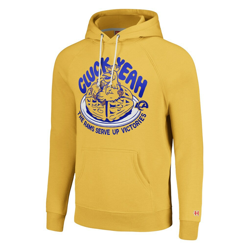Los Angeles Rams Homage Unisex NFL x Guy Fieri’s Flavortown Tri-Blend Pullover Hoodie Gold | NFL
