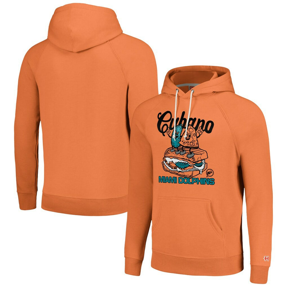 Miami Dolphins Homage Unisex NFL x Guy Fieri’s Flavortown Tri-Blend Pullover Hoodie Gray | NFL