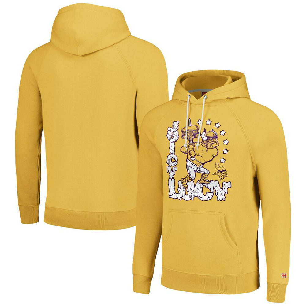 Minnesota Vikings Homage Unisex NFL x Guy Fieri’s Flavortown Tri-Blend Pullover Hoodie Gold | NFL