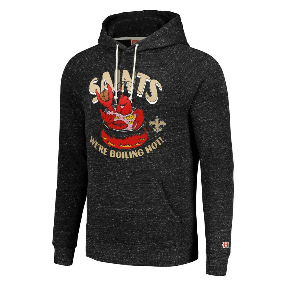 New Orleans Saints Homage Unisex NFL x Guy Fieri’s Flavortown Tri-Blend Pullover Hoodie Charcoal | NFL