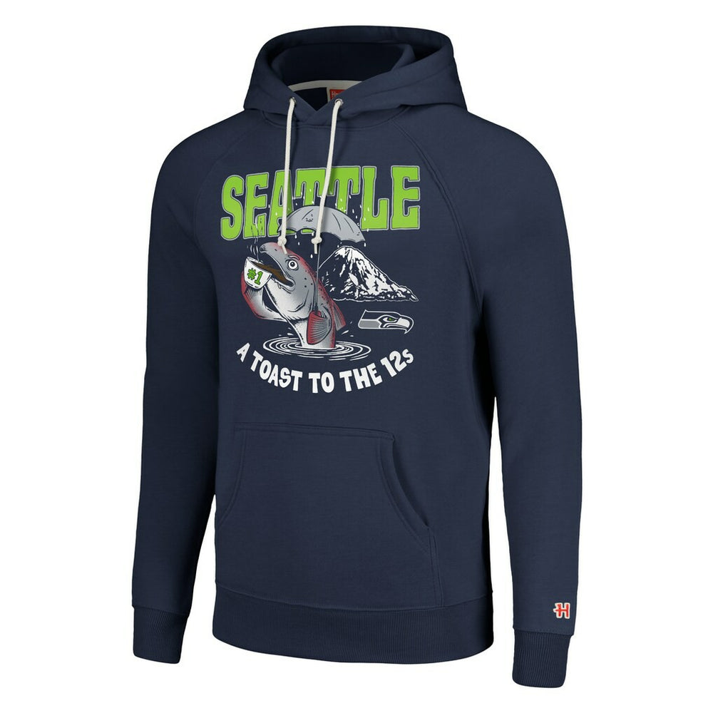Seattle Seahawks Homage Unisex NFL x Guy Fieri’s Flavortown Tri-Blend Pullover Hoodie Navy | NFL