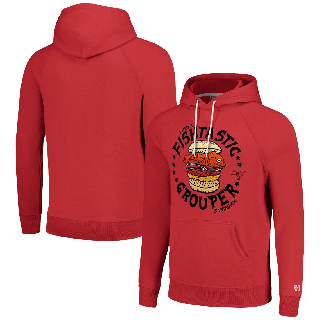Tampa Bay Buccaneers Homage Unisex NFL x Guy Fieri’s Flavortown Tri-Blend Pullover Hoodie Red | NFL