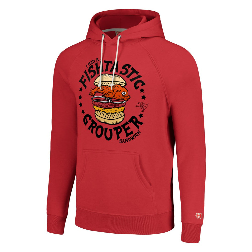 Tampa Bay Buccaneers Homage Unisex NFL x Guy Fieri’s Flavortown Tri-Blend Pullover Hoodie Red | NFL