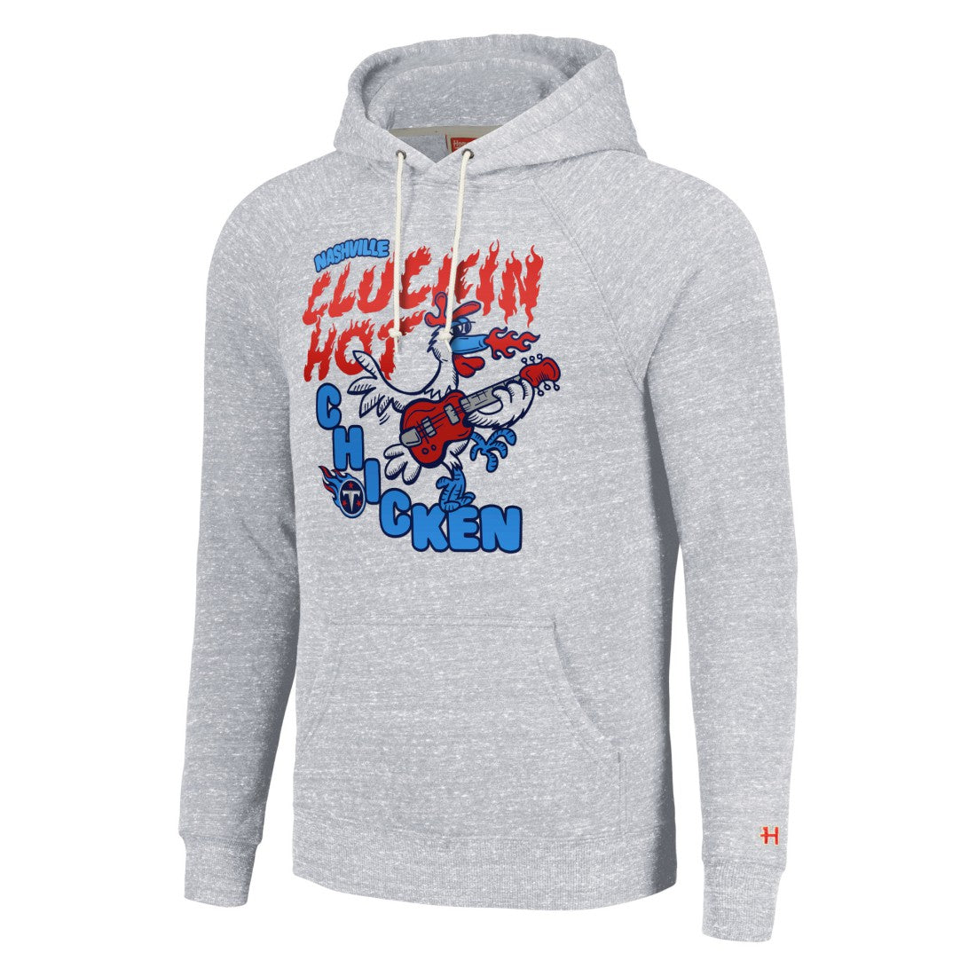 Tennessee Titans Homage Unisex NFL x Guy Fieri’s Flavortown Tri-Blend Pullover Hoodie Ash | NFL