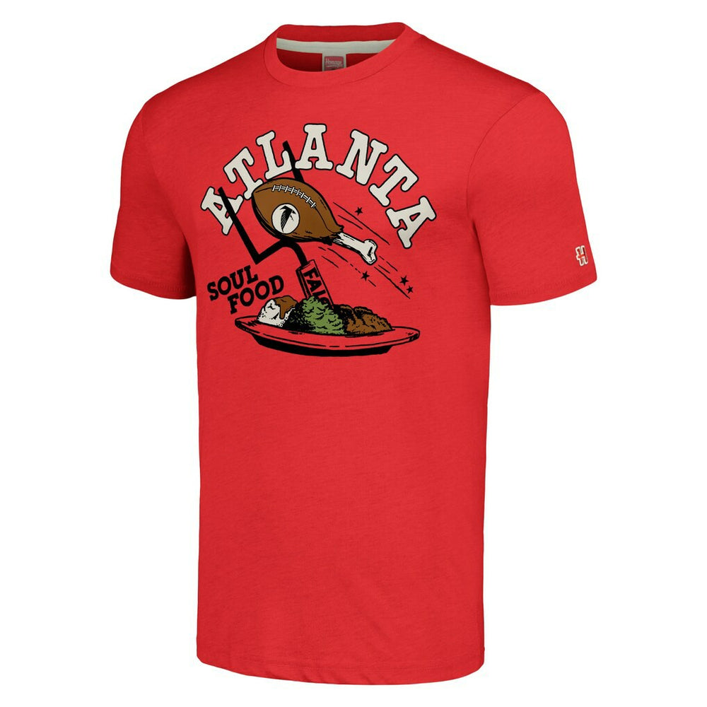 Atlanta Falcons Homage Unisex NFL x Guy Fieri’s Flavortown Tri-Blend T-Shirt Red | NFL