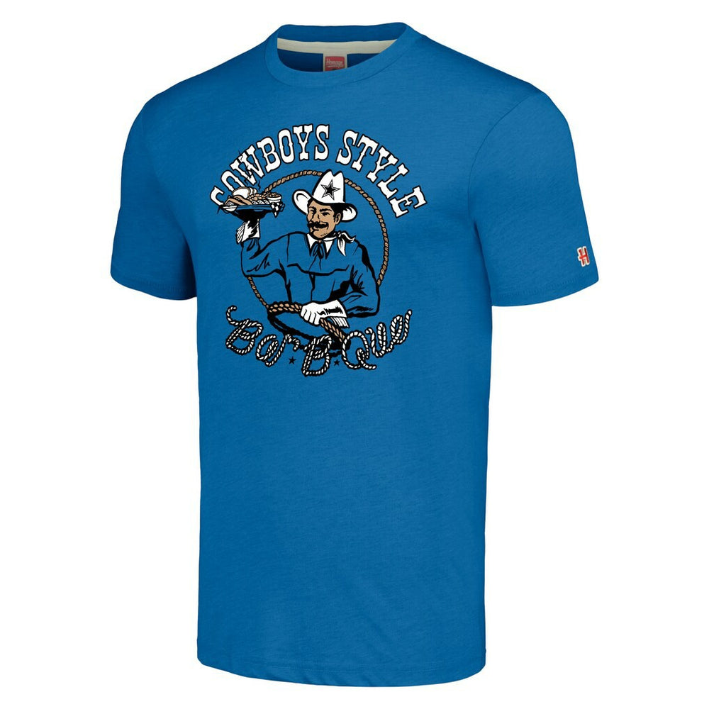 Dallas Cowboys Homage Unisex NFL x Guy Fieri’s Flavortown Tri-Blend T-Shirt Royal | NFL