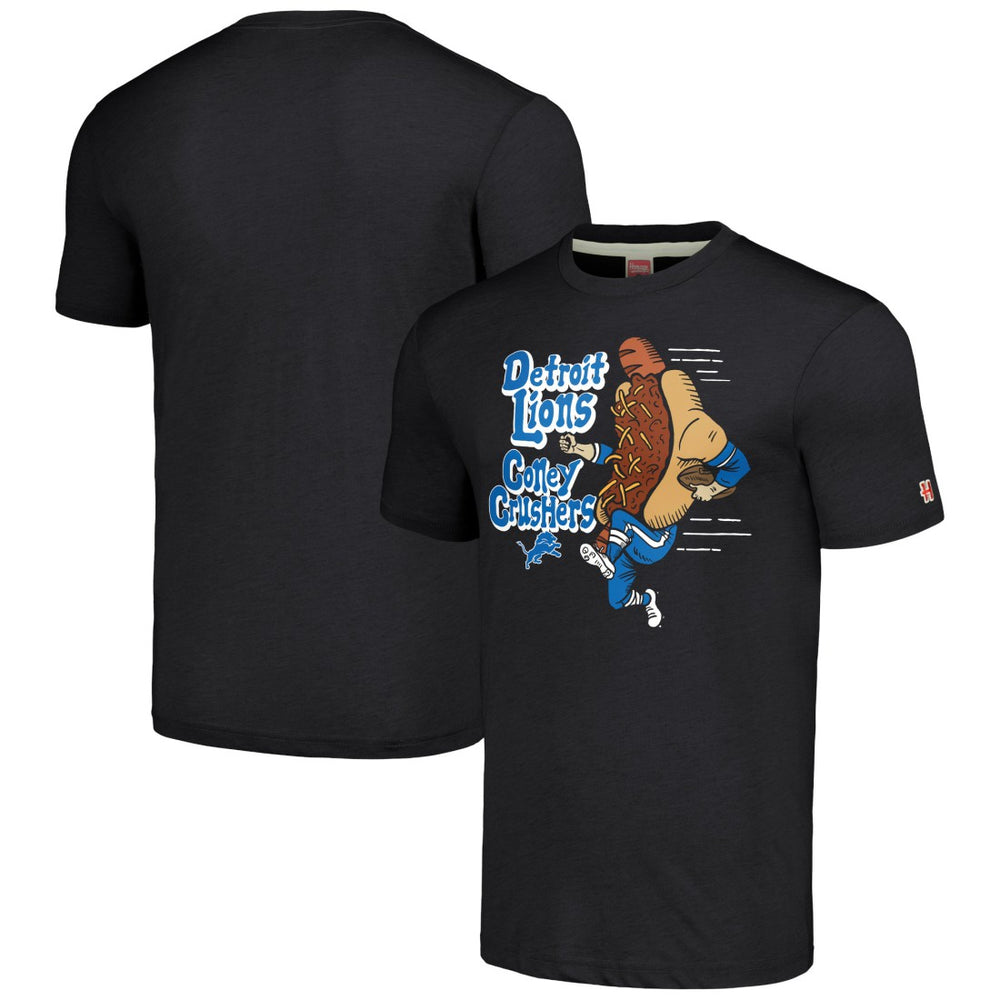 Detroit Lions Homage Unisex NFL x Guy Fieri’s Flavortown Tri-Blend T-Shirt Charcoal | NFL