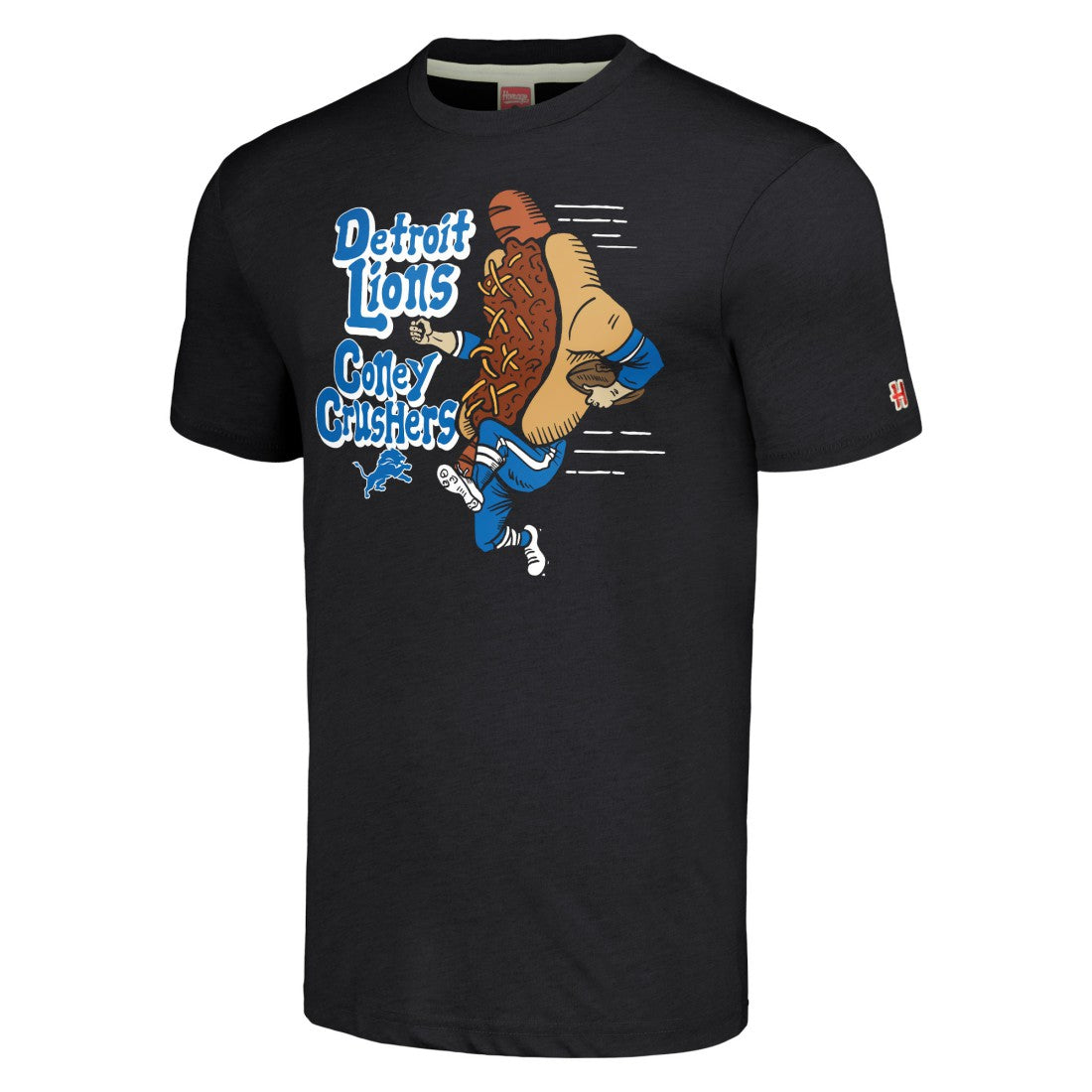 Detroit Lions Homage Unisex NFL x Guy Fieri’s Flavortown Tri-Blend T-Shirt Charcoal | NFL