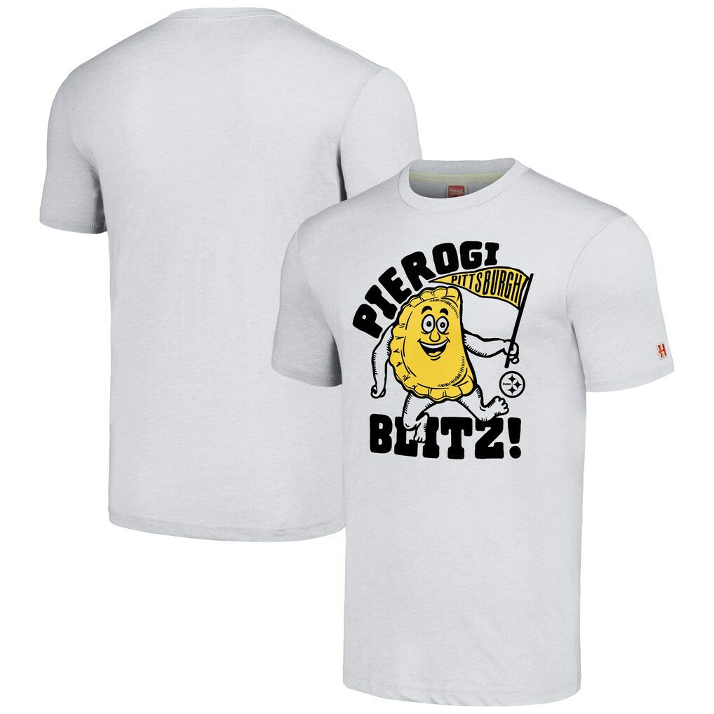 Pittsburgh Steelers Homage Unisex NFL x Guy Fieri’s Flavortown Tri-Blend T-Shirt Ash | NFL