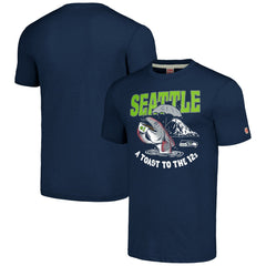Seattle Seahawks Homage Unisex NFL x Guy Fieri’s Flavortown Tri-Blend T-Shirt Navy | NFL