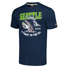 Seattle Seahawks Homage Unisex NFL x Guy Fieri’s Flavortown Tri-Blend T-Shirt Navy | NFL