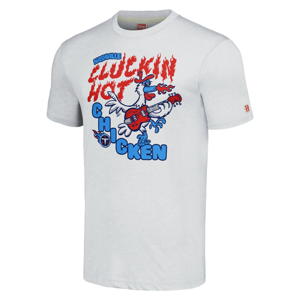 Tennessee Titans Homage Unisex NFL x Guy Fieri’s Flavortown Tri-Blend T-Shirt Ash | NFL
