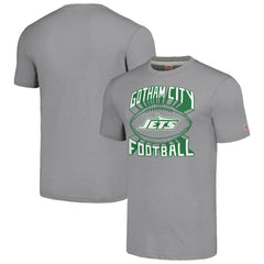 New York Jets Homage Hyper Local Tri-Blend T-Shirt Gray | NFL