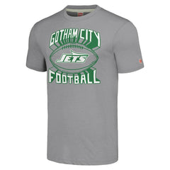 New York Jets Homage Hyper Local Tri-Blend T-Shirt Gray | NFL