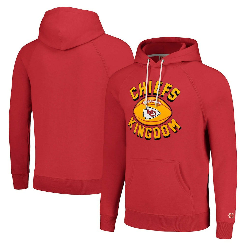 Kansas City Chiefs Homage Unisex Hyperlocal Raglan Pullover Hoodie Red | NFL