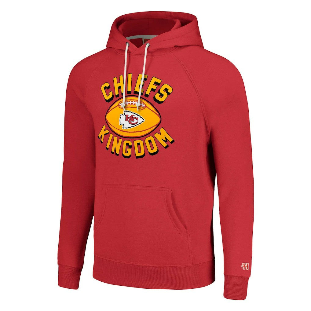 Kansas City Chiefs Homage Unisex Hyperlocal Raglan Pullover Hoodie Red | NFL