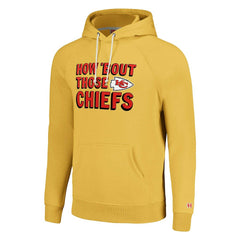 Kansas City Chiefs Homage Unisex Hyperlocal Raglan Pullover Hoodie Gold | NFL