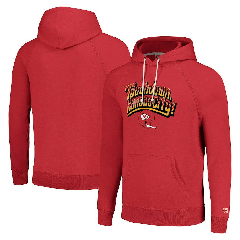 Kansas City Chiefs Homage Unisex Hyperlocal Raglan Pullover Hoodie Red | NFL