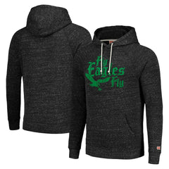 Philadelphia Eagles Homage Unisex Hyperlocal Raglan Pullover Hoodie Charcoal | NFL