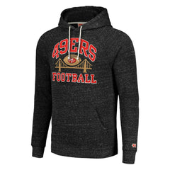 San Francisco 49ers Homage Unisex Hyperlocal Raglan Pullover Hoodie Charcoal | NFL