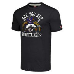 Ray Lewis Baltimore Ravens Homage Unisex Unisex Caricature Retired Player Tri-Blend T-Shirt Charcoal | NFL