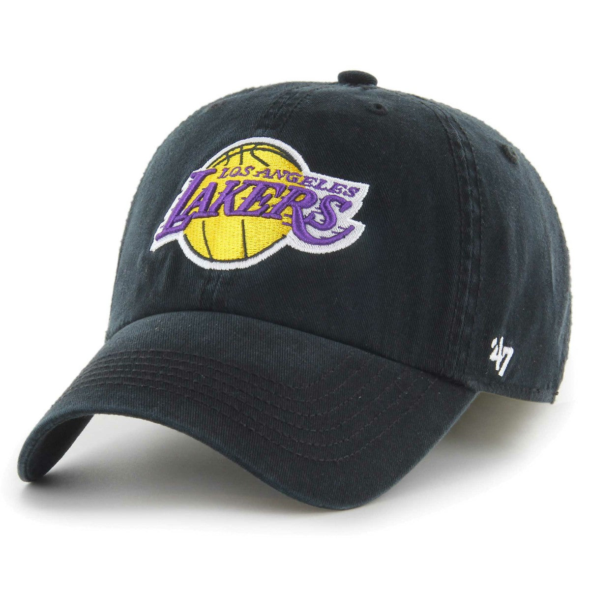 Los Angeles Lakers '47 Classic Franchise Fitted Hat Black - NBA