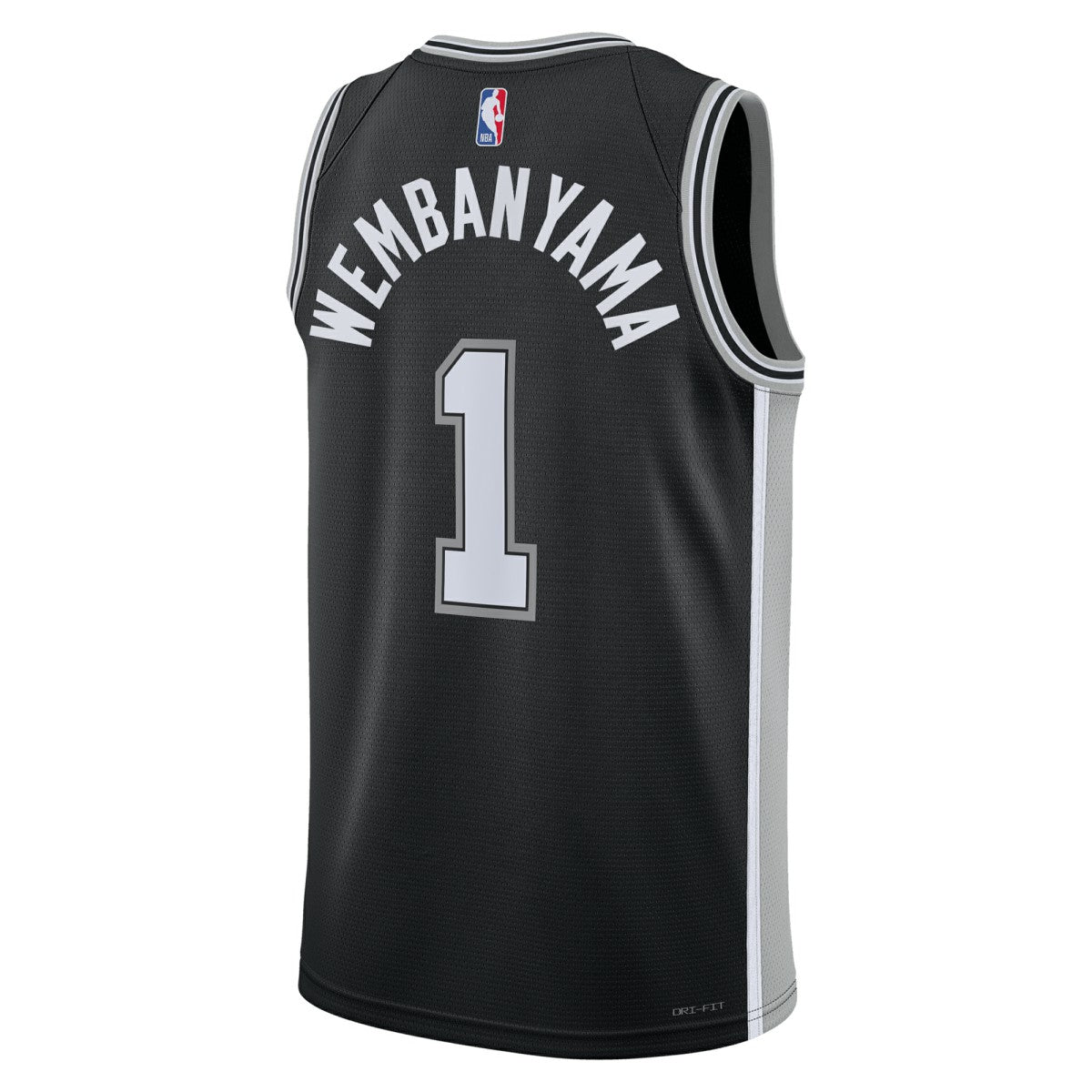 Victor Wembanyama San Antonio Spurs Unisex 2023 NBA Draft First Round Pick Swingman Jersey Icon Edition Black - NBA