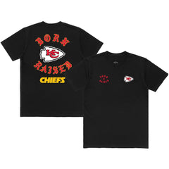 Kansas City Chiefs Born x Raised Unisex T-Shirt Black | NFL