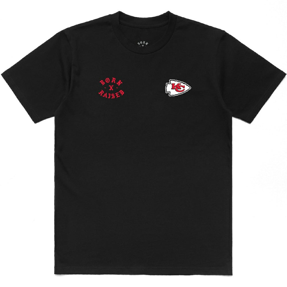 Kansas City Chiefs Born x Raised Unisex T-Shirt Black | NFL