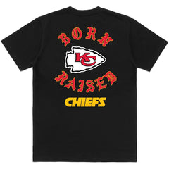 Kansas City Chiefs Born x Raised Unisex T-Shirt Black | NFL
