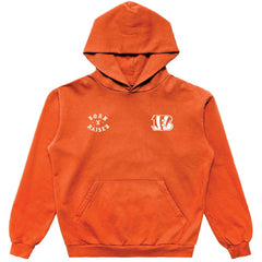 Cincinnati Bengals Born x Raised Unisex Pullover Hoodie Orange | NFL