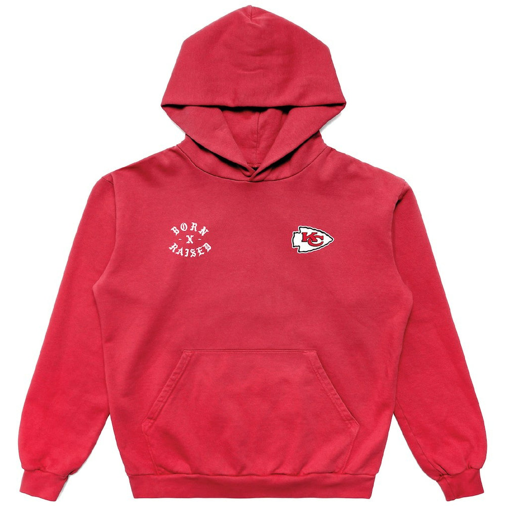Kansas City Chiefs Born x Raised Unisex Pullover Hoodie Red | NFL