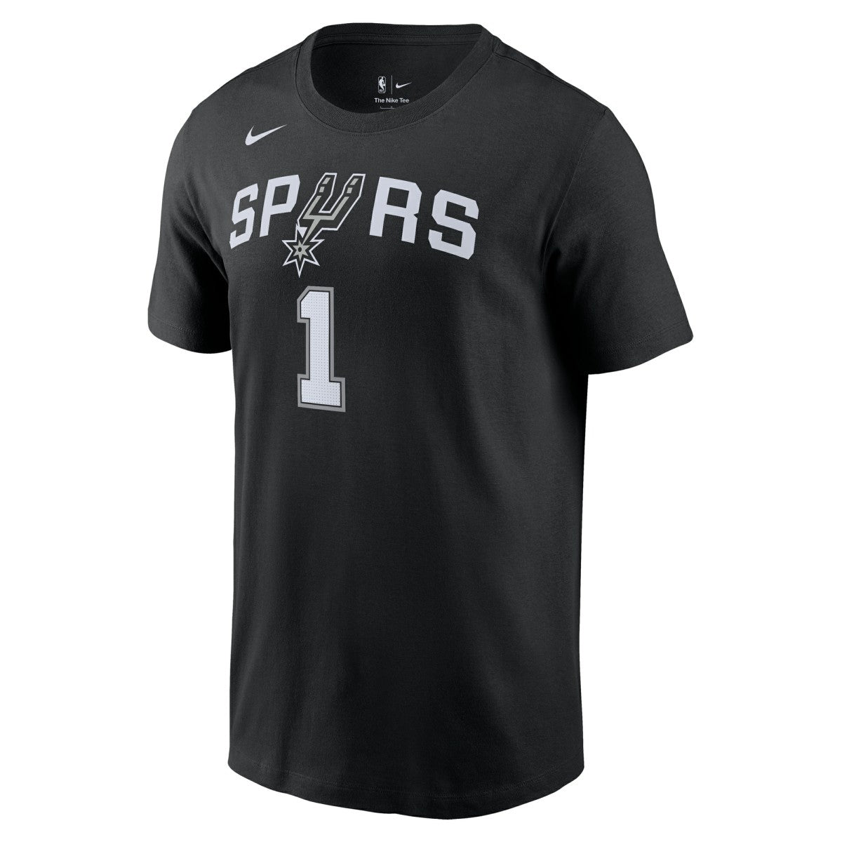 Victor Wembanyama San Antonio Spurs Icon 2022/23 Name & Number T-Shirt Black - NBA