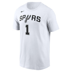 Victor Wembanyama San Antonio Spurs Icon 2022/23 Name & Number T-Shirt White - NBA