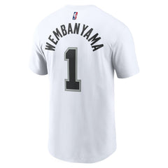 Victor Wembanyama San Antonio Spurs Icon 2022/23 Name & Number T-Shirt White - NBA