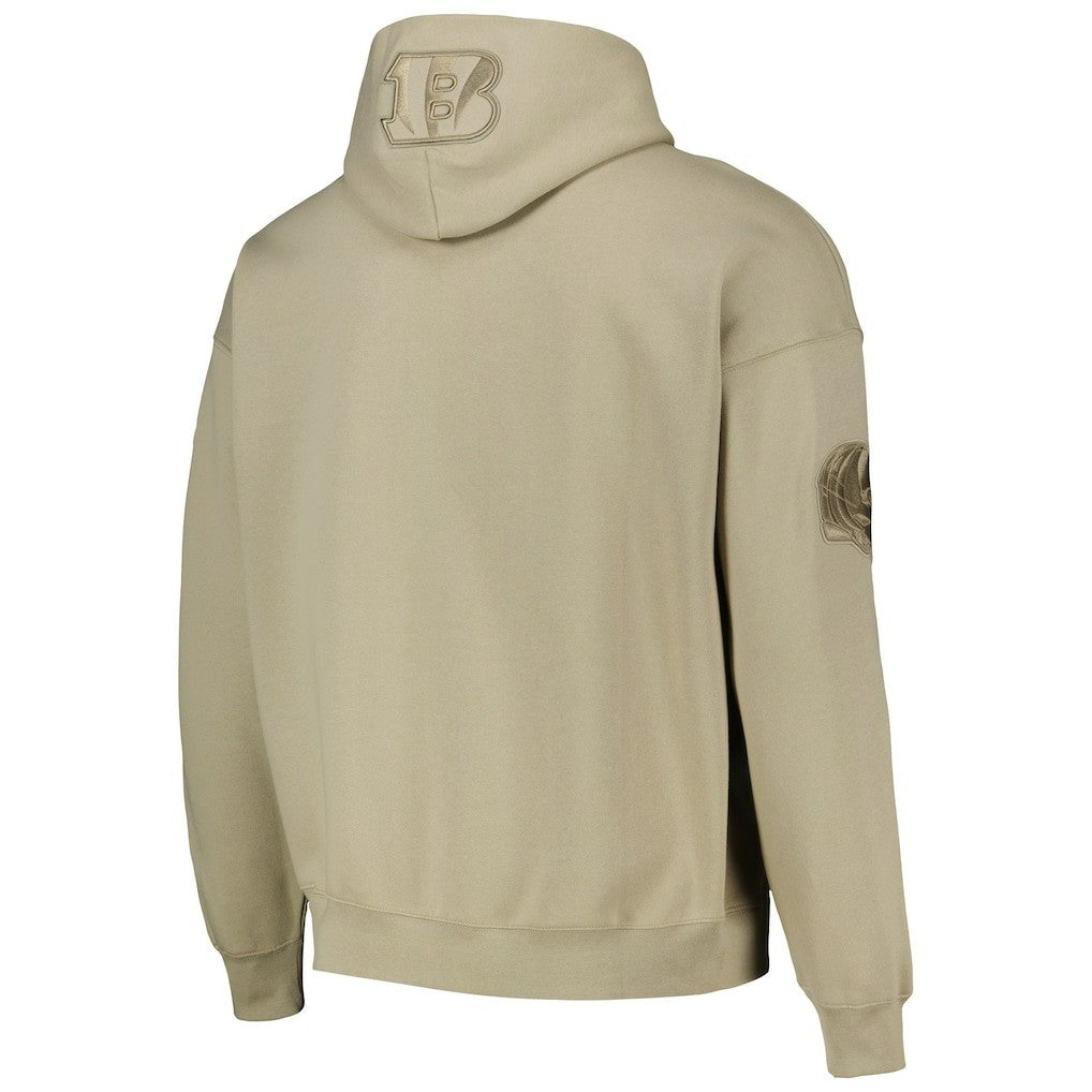 Joe Burrow Cincinnati Bengals Pro Standard Player Name & Number Pullover Hoodie Tan | NFL
