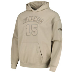 Kansas City Chiefs Pro Standard Player Name & Number Pullover Hoodie Tan | NFL