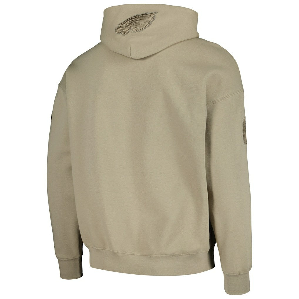 Jalen Hurts Philadelphia Eagles Pro Standard Player Name & Number Pullover Hoodie Tan | NFL