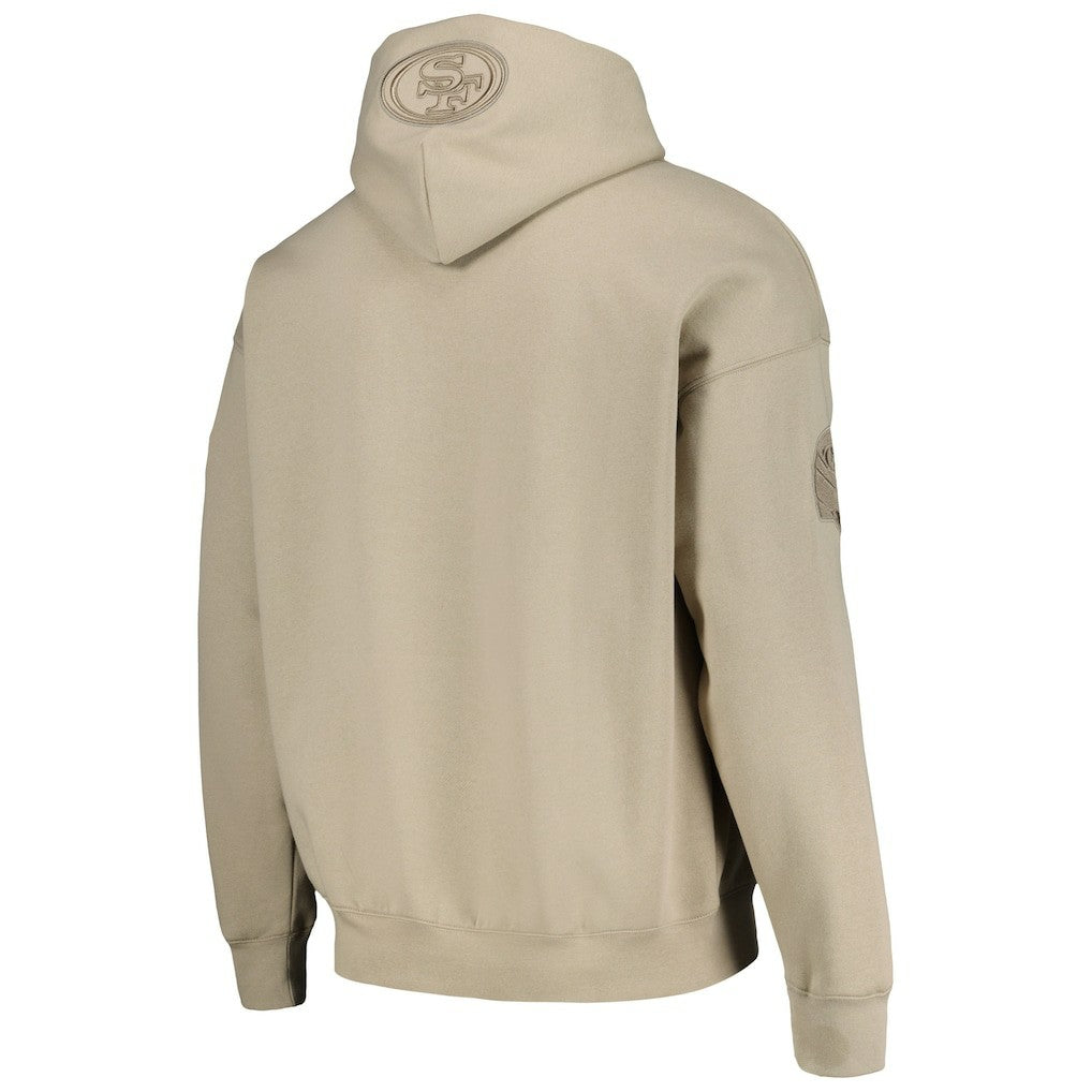 Christian McCaffrey San Francisco 49ers Pro Standard Player Name & Number Pullover Hoodie Tan | NFL