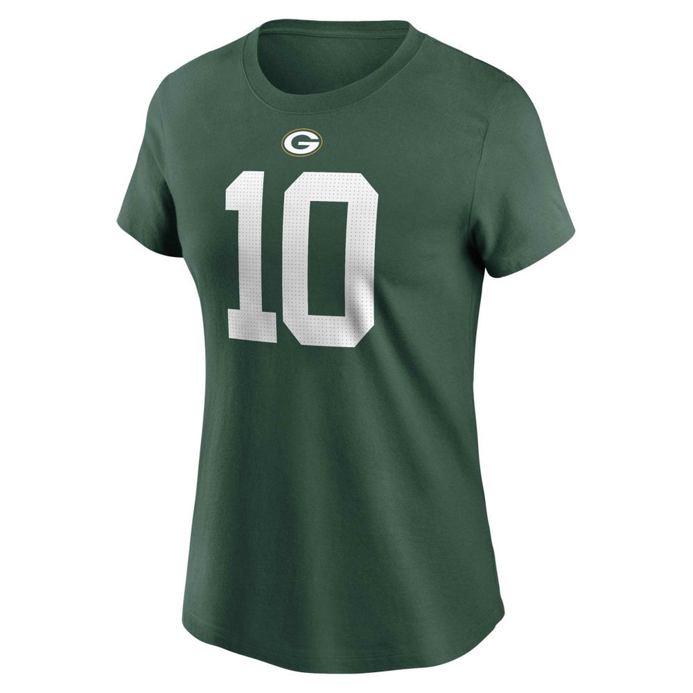 Jordan Love Green Bay Packers Women's Player Name & Number T-Shirt Green | Nike for Sale