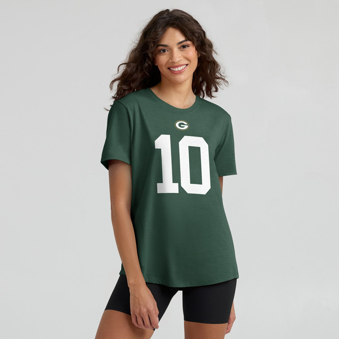 Jordan Love Green Bay Packers Women's Player Name & Number T-Shirt Green | Nike for Sale