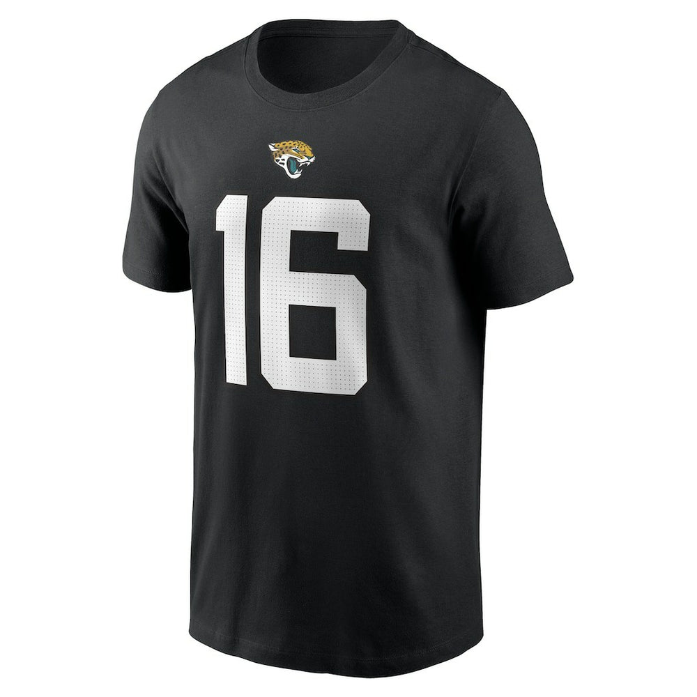 Trevor Lawrence Jacksonville Jaguars Player Name & Number T-Shirt Black | Nike for Sale