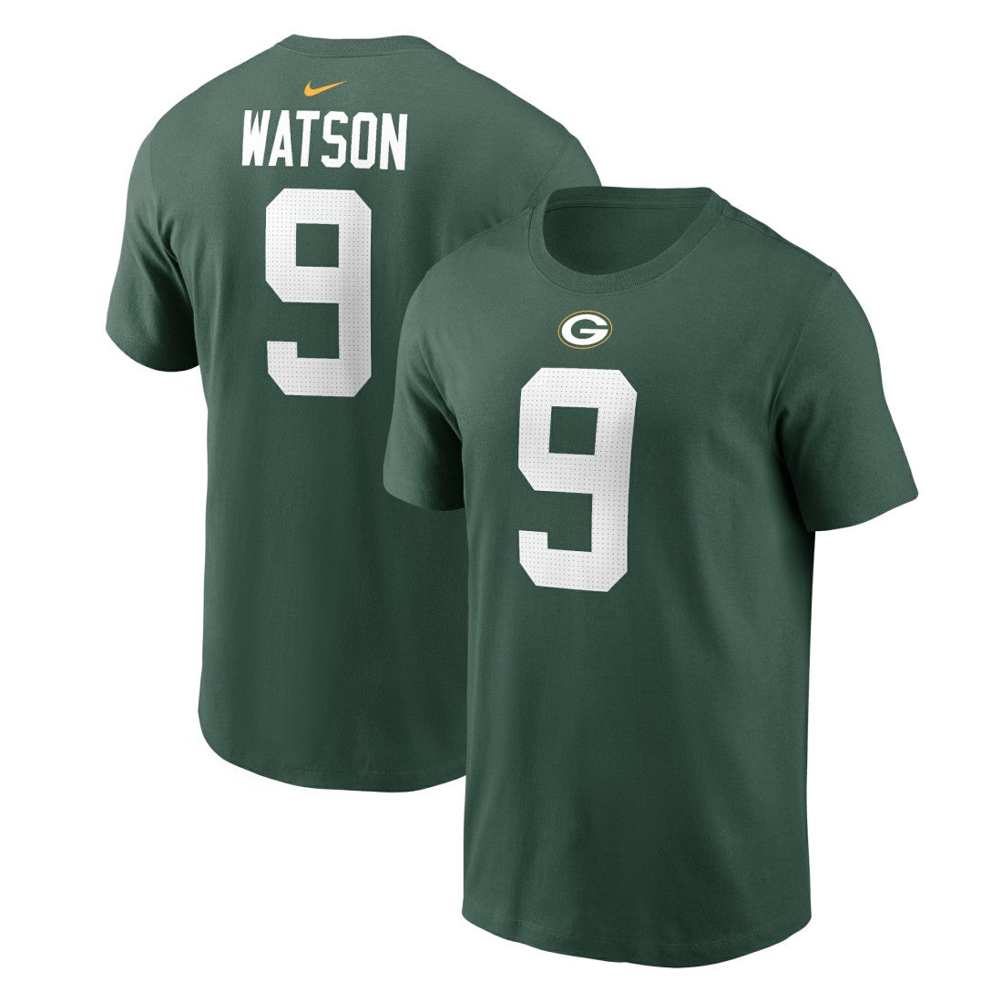 Christian Watson Green Bay Packers Player Name & Number T-Shirt Green | Nike for Sale