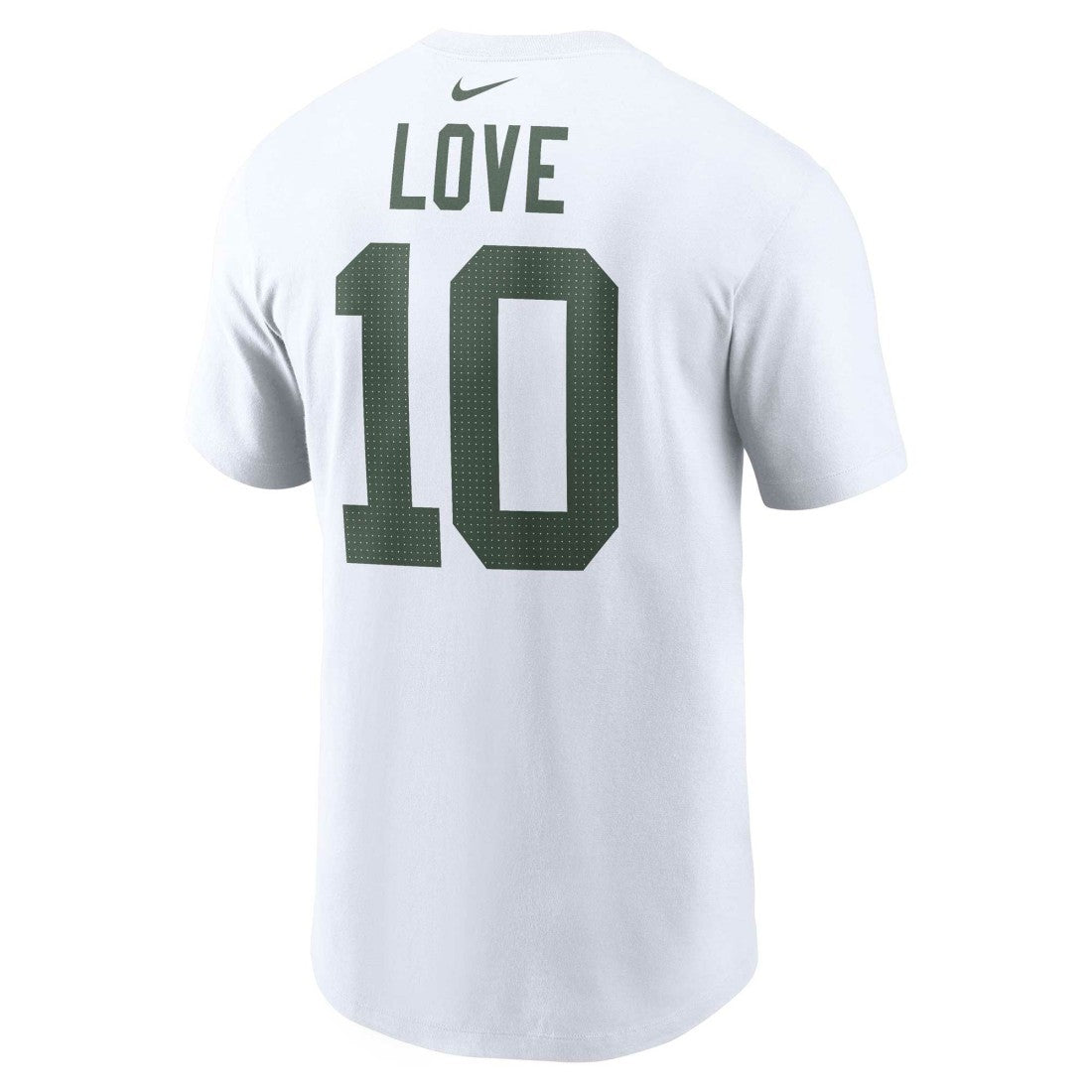 Jordan Love Green Bay Packers Player Name & Number T-Shirt White | Nike for Sale
