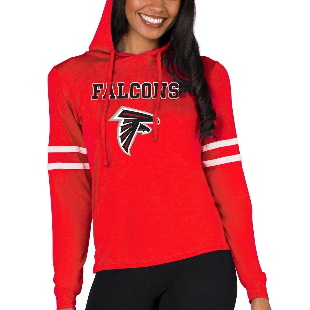 Atlanta Falcons Concepts Sport Women's Marathon Lightweight Lounge Pullover Hoodie Red | NFL