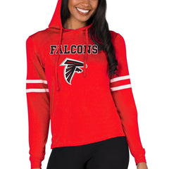 Atlanta Falcons Concepts Sport Women's Marathon Lightweight Lounge Pullover Hoodie Red | NFL