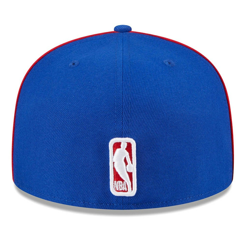 Philadelphia 76ers Piped & Flocked 59Fifty Fitted Hat Royal - NBA