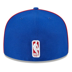 Philadelphia 76ers Piped & Flocked 59Fifty Fitted Hat Royal - NBA